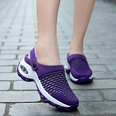 Iolanthe Promenadskor | Andningsaktiva slip-on-sandaler för kvinnor-Eva Jonsson