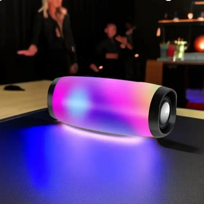 Lumisonic Bluetooth-högtalare | Bärbar trådlös högtalare med färgglatt LED-ljus-Eva Jonsson