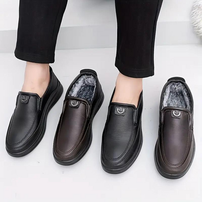 Nelson Winter Loafers | Varma pälsfodrade skor för män-Eva Jonsson