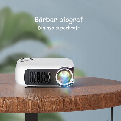 PocketCine Mini Projetor | Bärbar LED-projektor för hemmabio-Eva Jonsson