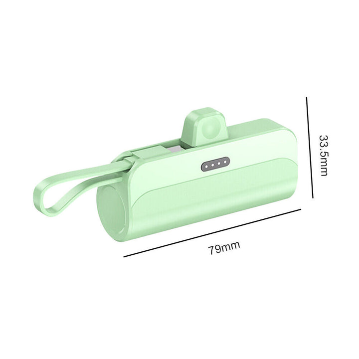 2-in-1 Power Bank 5000mAh | Bärbar mini-snabbladdning-Eva Jonsson