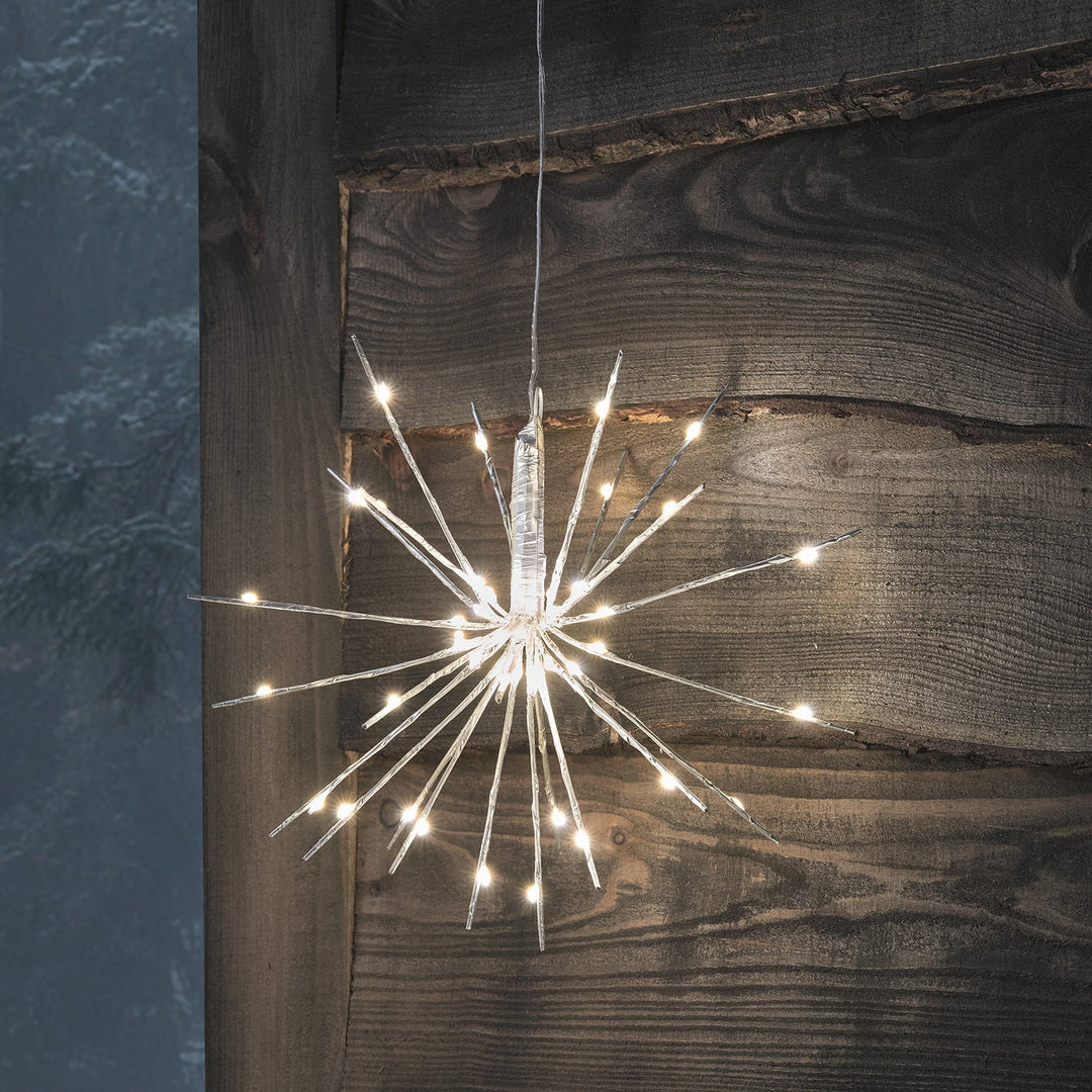 4-delarsset Bicolor LED Juldekoration Utomhus Starburst-Eva Jonsson