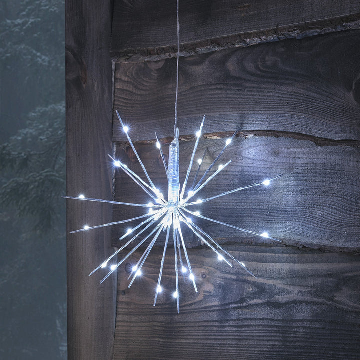 4-delarsset Bicolor LED Juldekoration Utomhus Starburst-Eva Jonsson