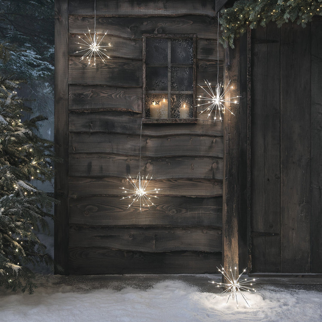 4-delarsset Bicolor LED Juldekoration Utomhus Starburst-Eva Jonsson