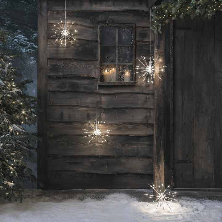 4-delarsset Bicolor LED Juldekoration Utomhus Starburst-Eva Jonsson