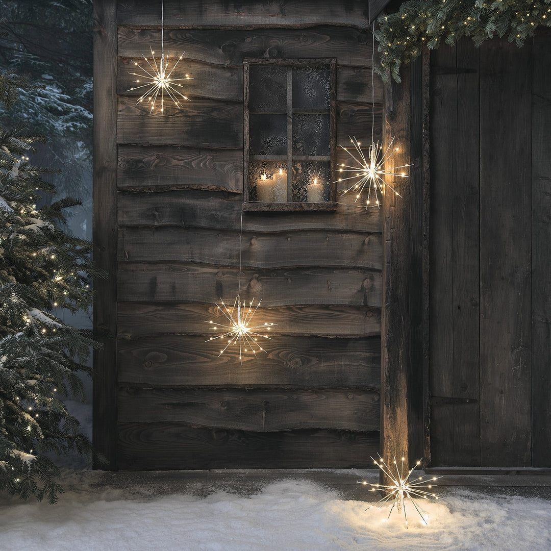 4-delarsset Bicolor LED Juldekoration Utomhus Starburst-Eva Jonsson