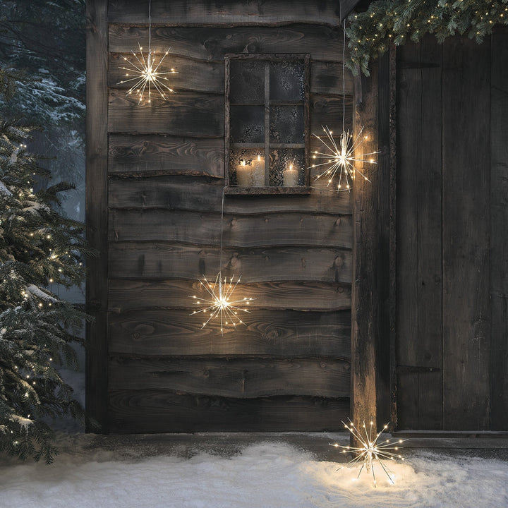 4-delarsset Bicolor LED Juldekoration Utomhus Starburst-Eva Jonsson