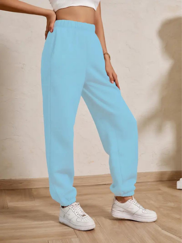 Adele Sweatpants | Mysiga vinterbyxor med resår för damer-Eva Jonsson