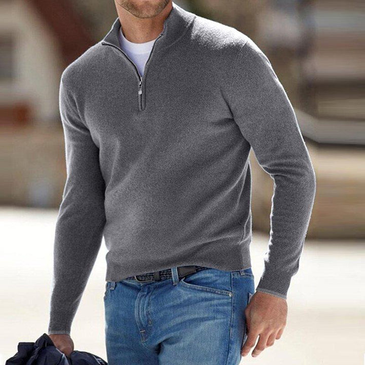 Anthony Zipper Sweater | Bekväm tröja för alla tillfällen-Eva Jonsson