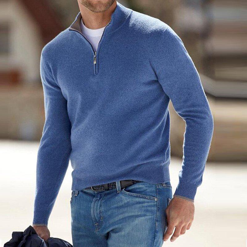 Anthony Zipper Sweater | Bekväm tröja för alla tillfällen-Eva Jonsson