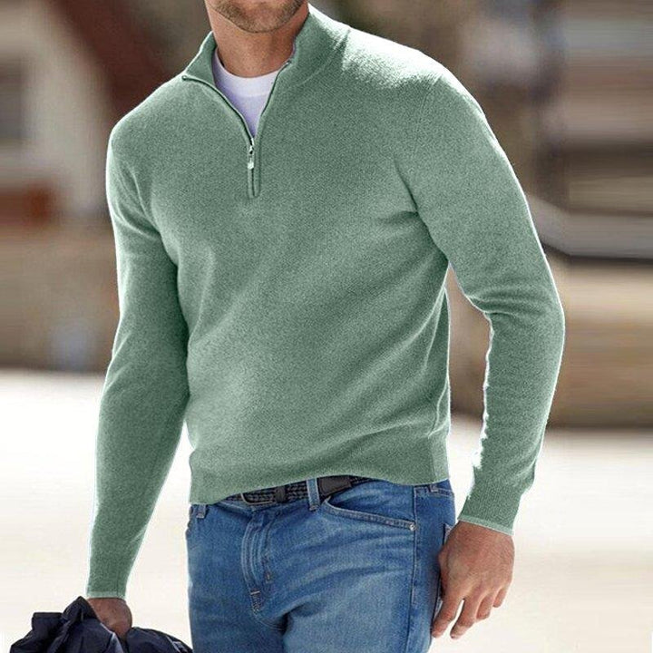 Anthony Zipper Sweater | Bekväm tröja för alla tillfällen-Eva Jonsson