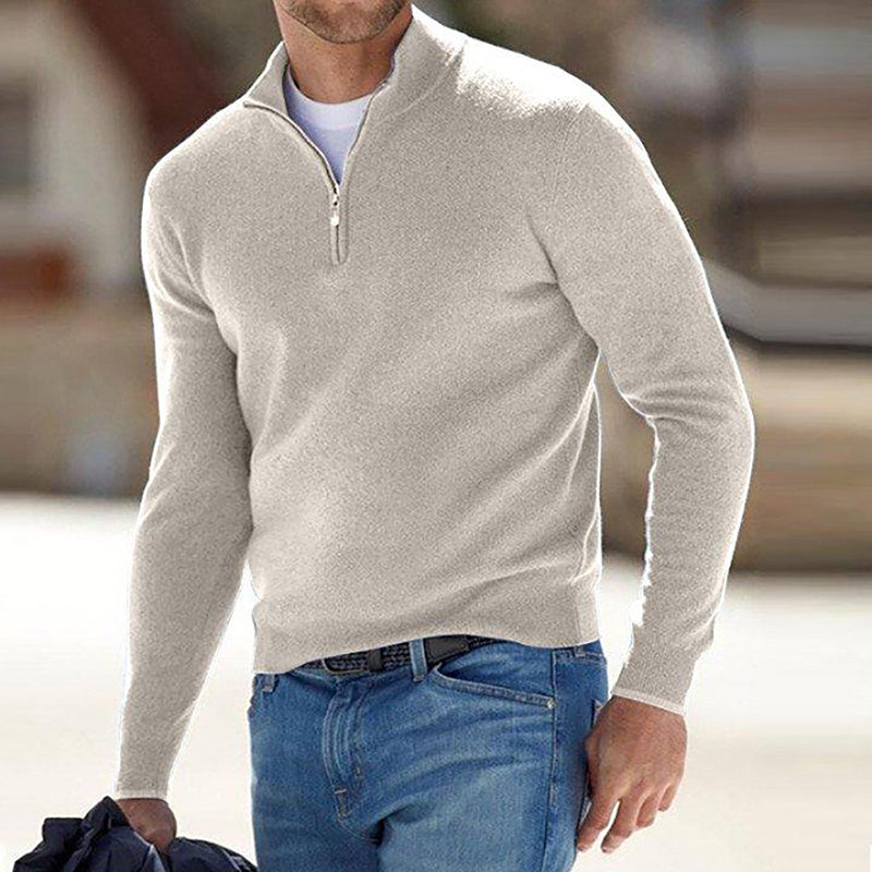 Anthony Zipper Sweater | Bekväm tröja för alla tillfällen-Eva Jonsson