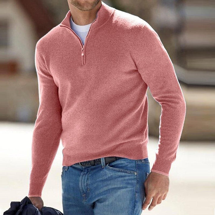 Anthony Zipper Sweater | Bekväm tröja för alla tillfällen-Eva Jonsson