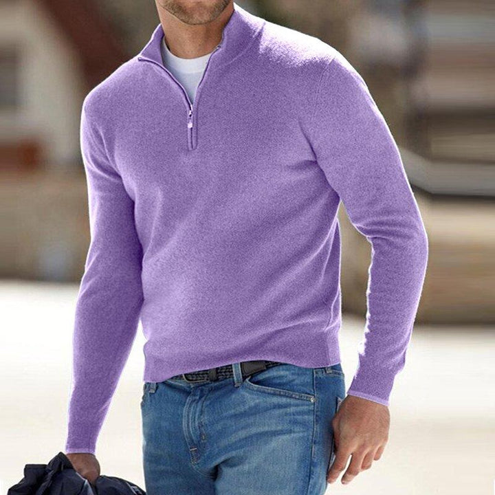 Anthony Zipper Sweater | Bekväm tröja för alla tillfällen-Eva Jonsson