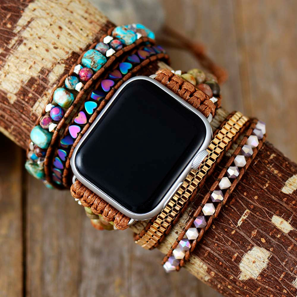 Apple Watch Armband - Boho - Stenar - Klockarmband - Klockarmband-Eva Jonsson