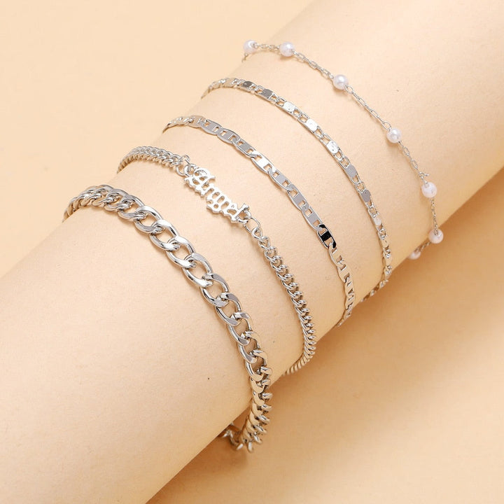 Armbandsset – Silver – Guld – Armband för kvinnor – Dam smycken-Eva Jonsson