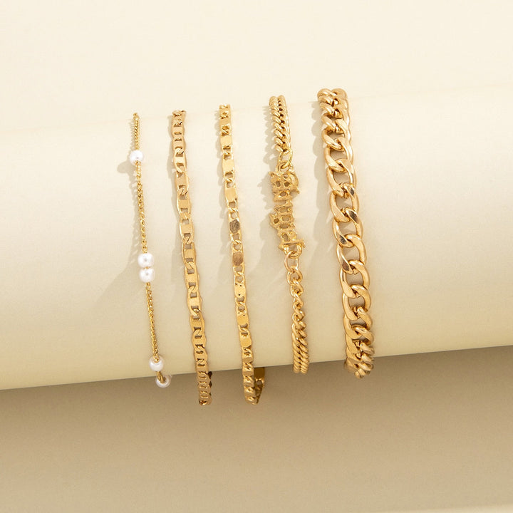 Armbandsset – Silver – Guld – Armband för kvinnor – Dam smycken-Eva Jonsson