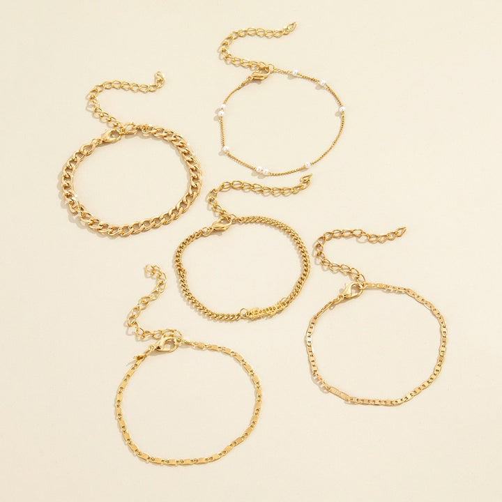 Armbandsset – Silver – Guld – Armband för kvinnor – Dam smycken-Eva Jonsson