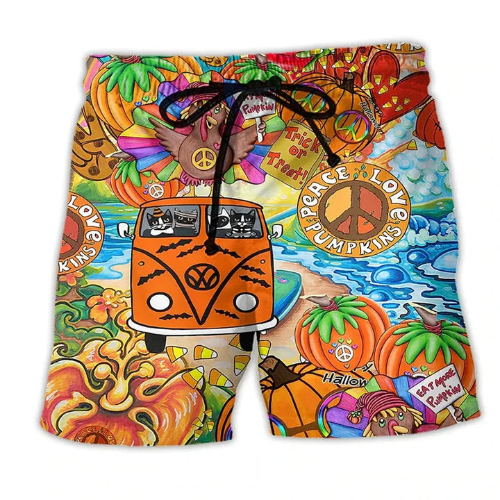 Badshorts - Tryckta - Dragsko - Boardshorts - Badkläder för män-Eva Jonsson