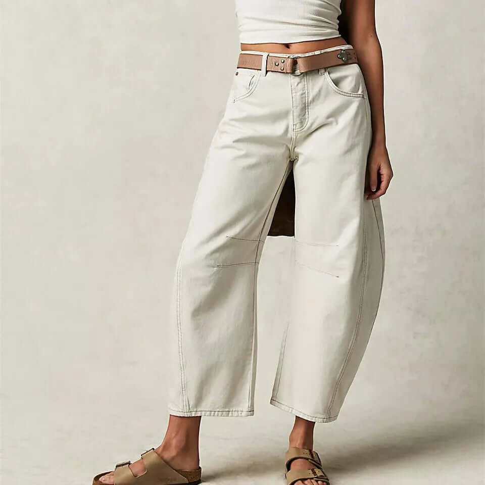 Baggy Jeans | Löst sittande | Normal midja | Utility jeans | Damjeans-Eva Jonsson