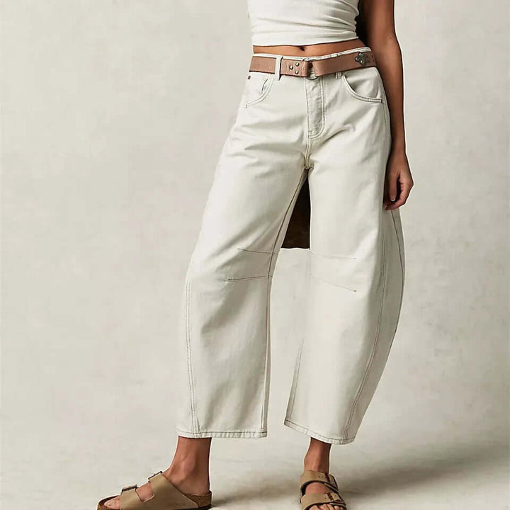 Baggy Jeans | Löst sittande | Normal midja | Utility jeans | Damjeans-Eva Jonsson