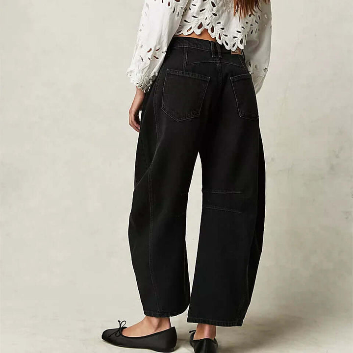 Baggy Jeans | Löst sittande | Normal midja | Utility jeans | Damjeans-Eva Jonsson