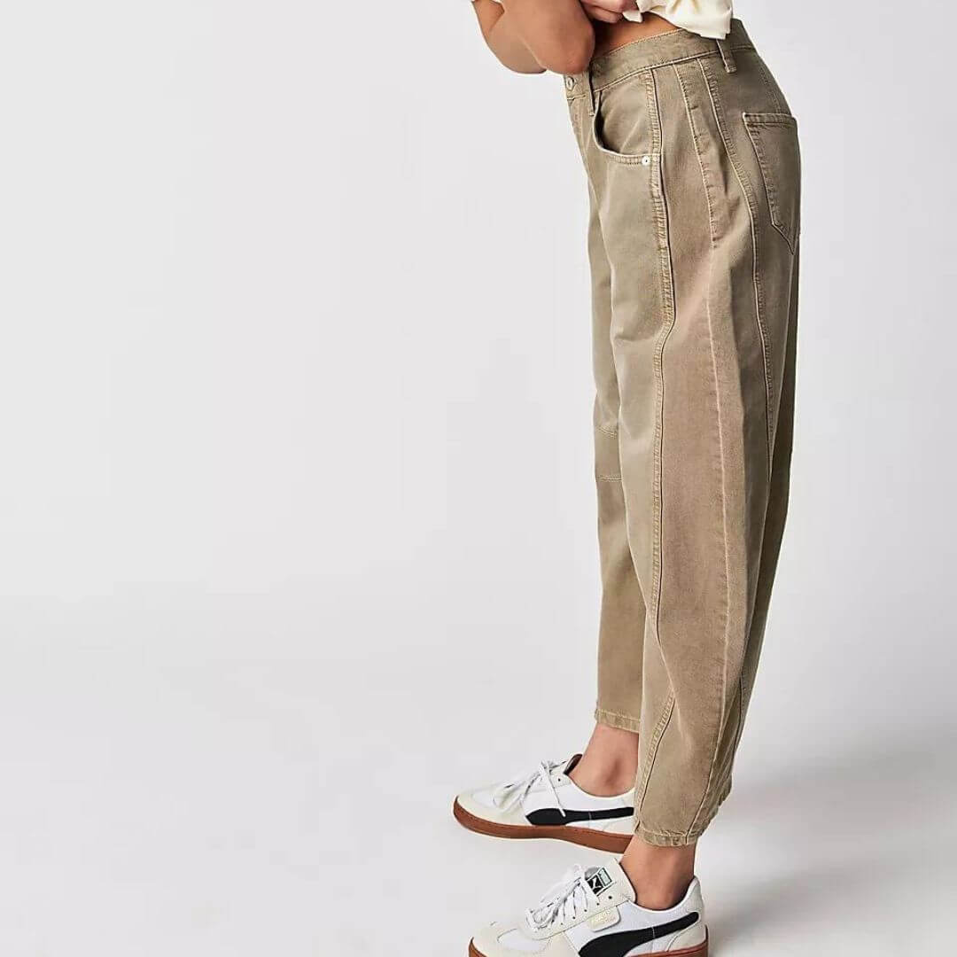 Baggy Jeans | Löst sittande | Normal midja | Utility jeans | Damjeans-Eva Jonsson