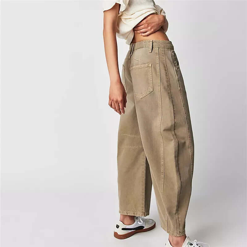 Baggy Jeans | Löst sittande | Normal midja | Utility jeans | Damjeans-Eva Jonsson
