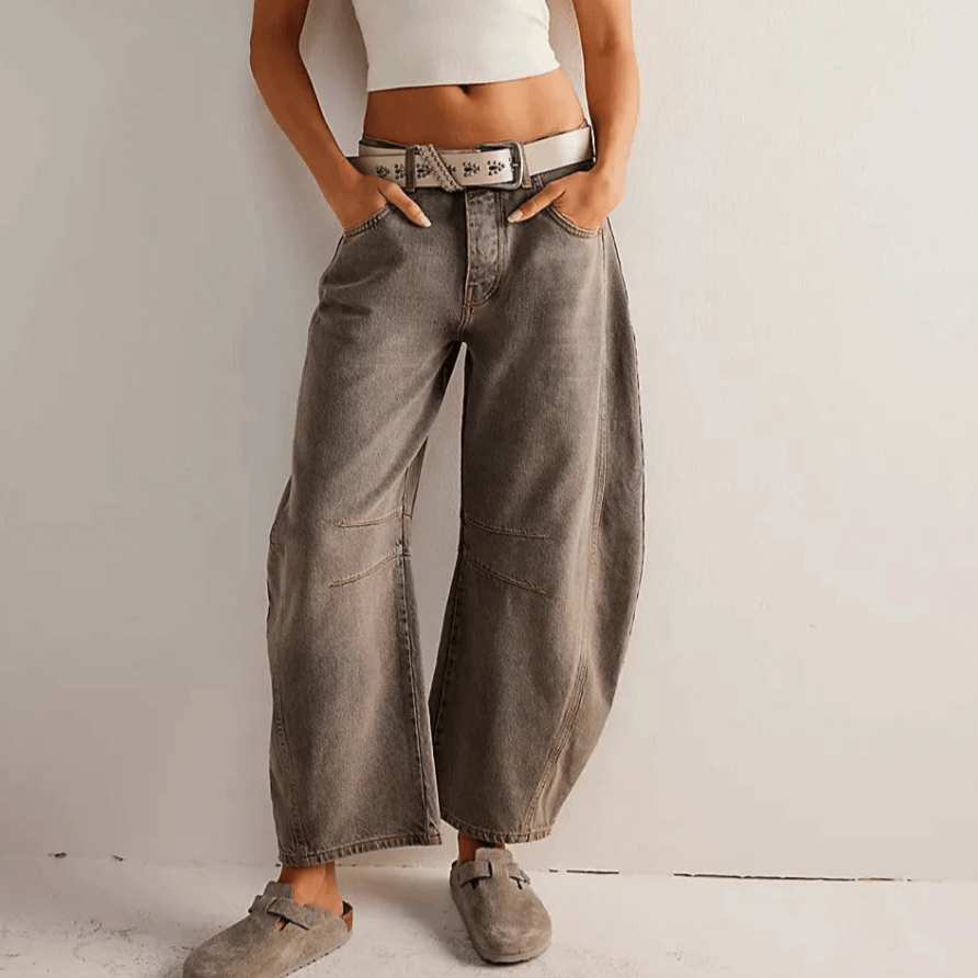 Baggy Jeans | Löst sittande | Normal midja | Utility jeans | Damjeans-Eva Jonsson