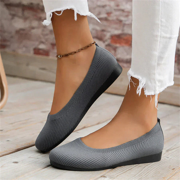 Ballerinaskor - Platta ortopediska sommarskor med slip-on för kvinnor-Eva Jonsson