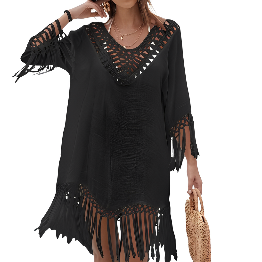 Beach Cover-Up | Boho | Virka | Baddräkt Cover-Up | Cover-Up Klänning-Eva Jonsson