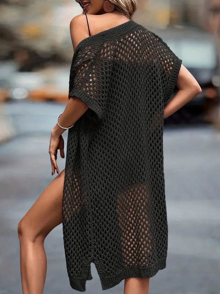 Bikini Cover-Up - Öppen front - Virkade - Strandtäckning - Strandkläder-Eva Jonsson
