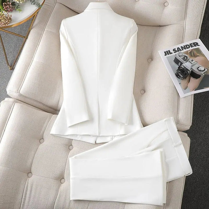 Blazer-set | Elegant | Tvådelat | Kontorskläder | Damkläder-Eva Jonsson