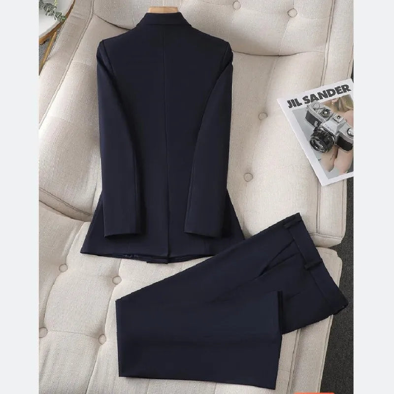 Blazer-set | Elegant | Tvådelat | Kontorskläder | Damkläder-Eva Jonsson
