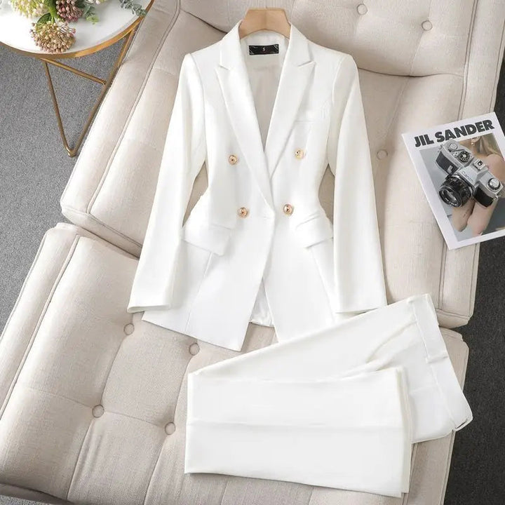 Blazer-set | Elegant | Tvådelat | Kontorskläder | Damkläder-Eva Jonsson