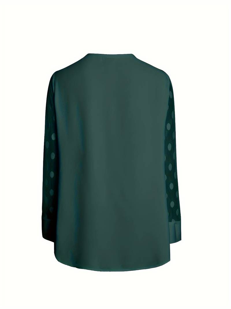 Camicetta - Maniche trasparenti - Vestibilità ampia - Top a maniche lunghe - Abbigliamento donna-Eva Jonsson