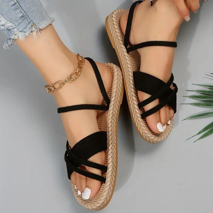 Cassidy Tofflor | Dam Snygga platta sandaler-Eva Jonsson
