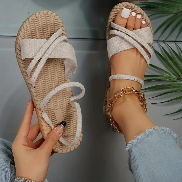 Cassidy Tofflor | Dam Snygga platta sandaler-Eva Jonsson
