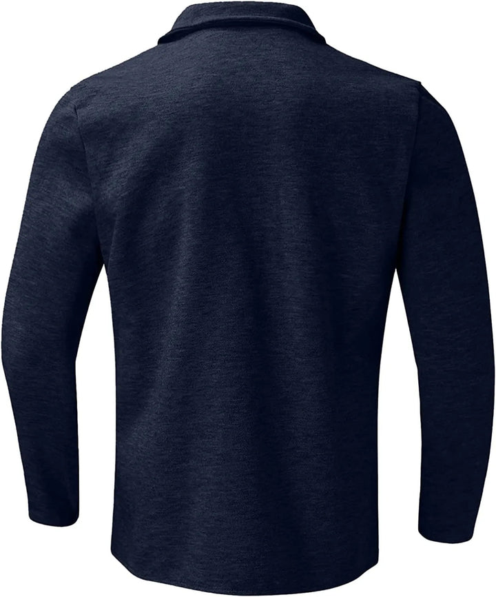 Casual kavaj - Knäppning - Fickor - Sweatshirt-blazer - Överskjorta för män-Eva Jonsson