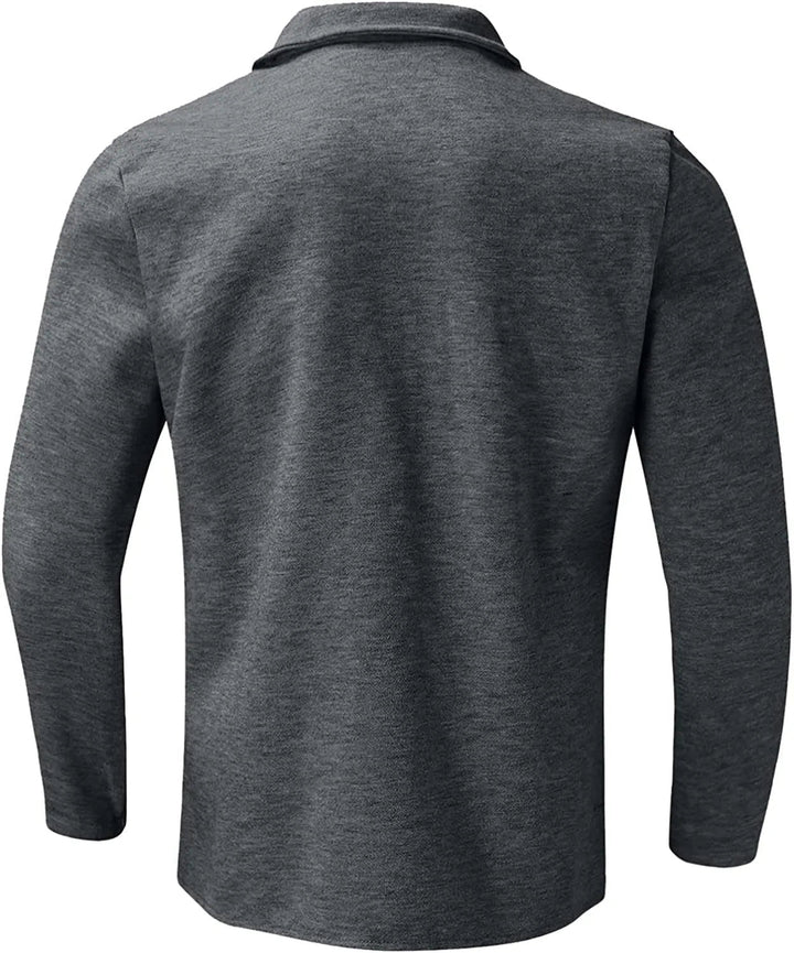 Casual kavaj - Knäppning - Fickor - Sweatshirt-blazer - Överskjorta för män-Eva Jonsson