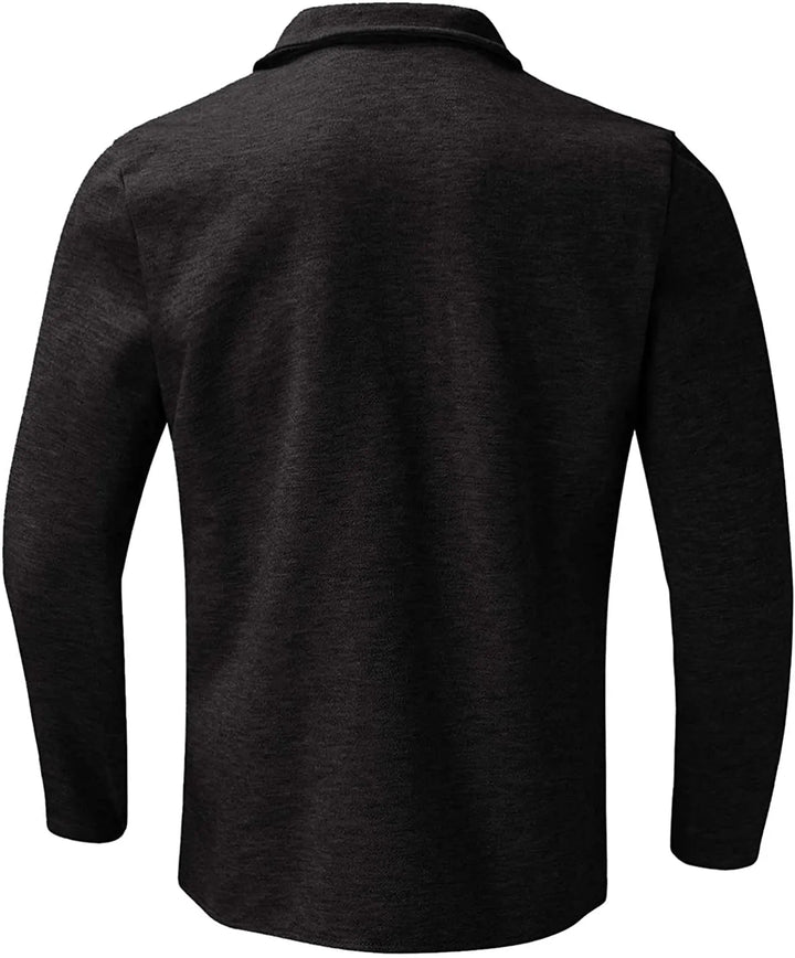 Casual kavaj - Knäppning - Fickor - Sweatshirt-blazer - Överskjorta för män-Eva Jonsson