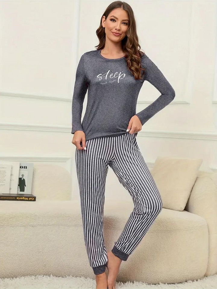 Christy Pyjamasset | Långärmade och bekväma nattkläder för kvinnor-Eva Jonsson