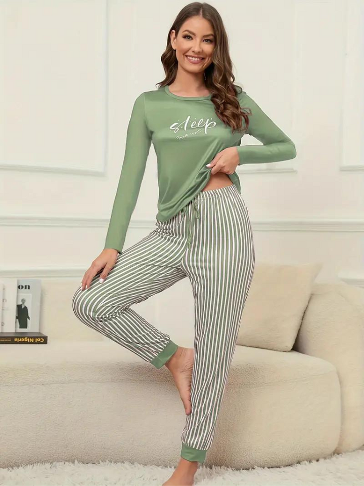 Christy Pyjamasset | Långärmade och bekväma nattkläder för kvinnor-Eva Jonsson
