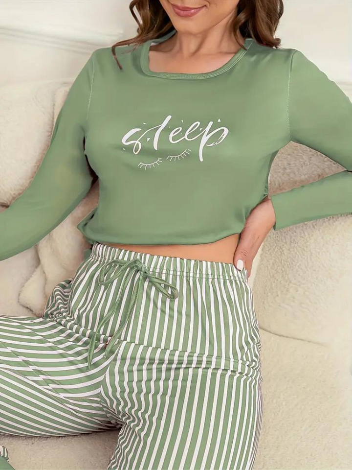 Christy Pyjamasset | Långärmade och bekväma nattkläder för kvinnor-Eva Jonsson