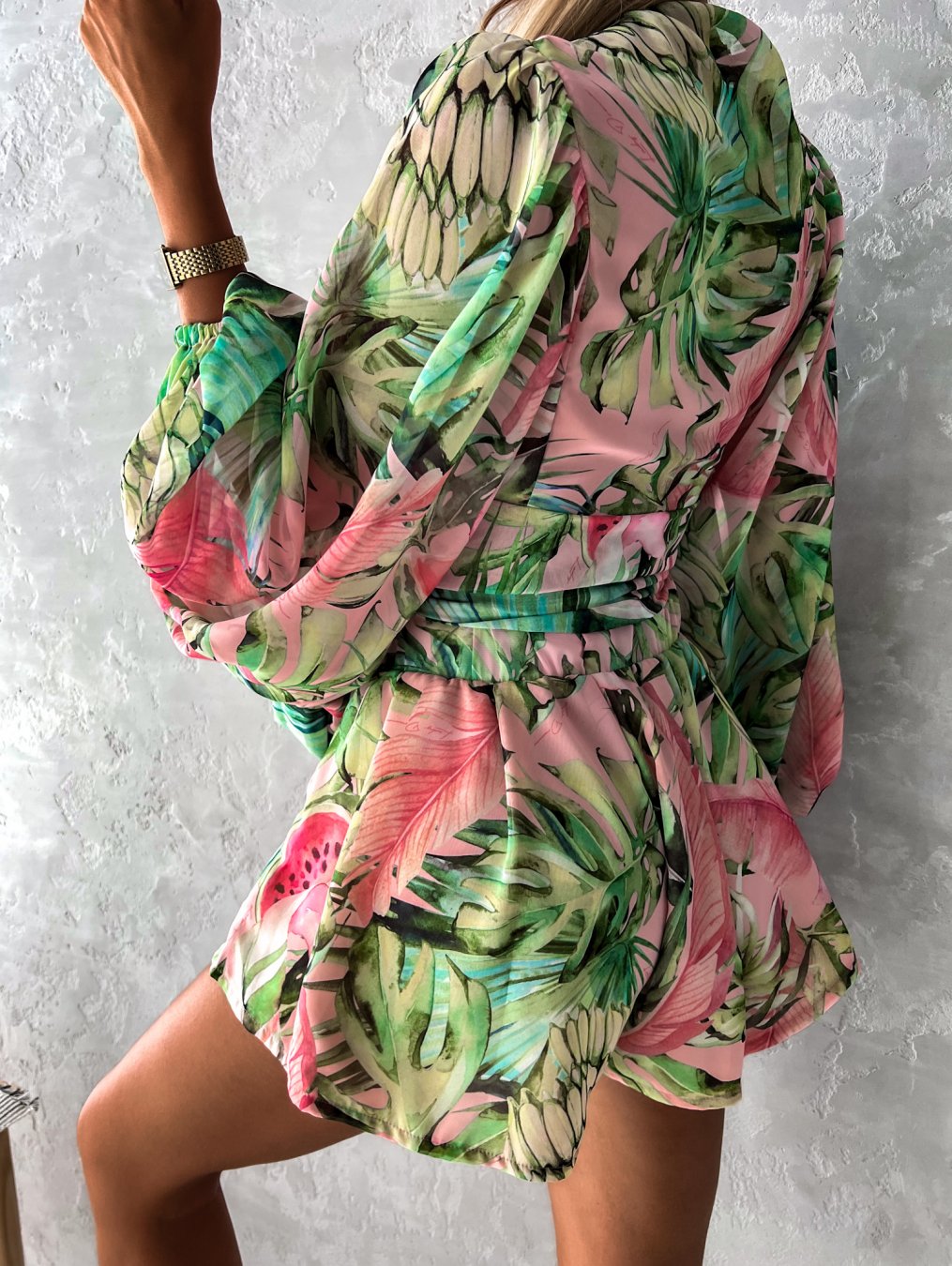 Co-Ord Set - Tvådelat sommarset med shorts och blus för kvinnor-Eva Jonsson