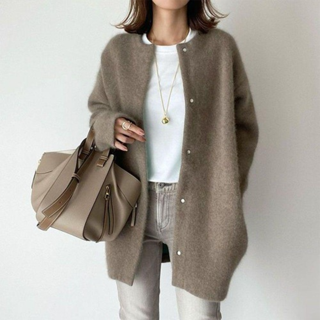 Coatigan - Oversized - Stickad - Cardiganjacka - Damkläder-Eva Jonsson