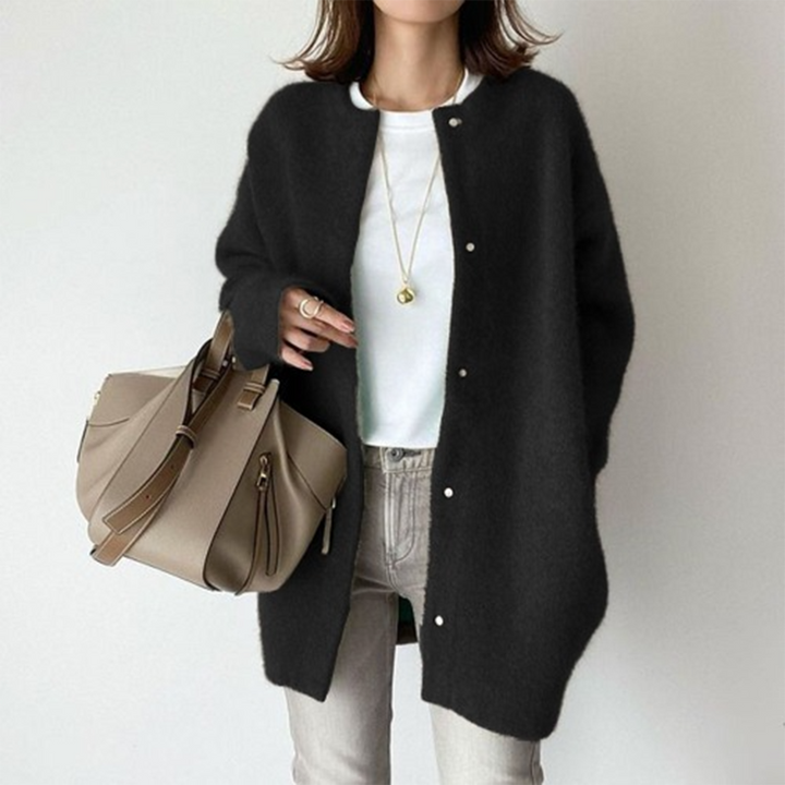 Coatigan - Oversized - Stickad - Cardiganjacka - Damkläder-Eva Jonsson