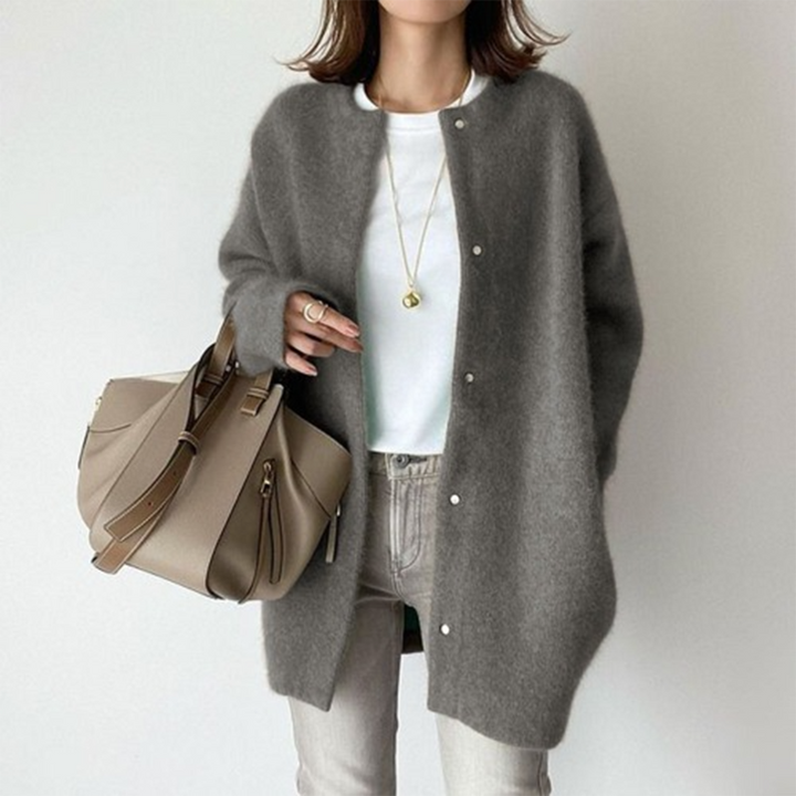 Coatigan - Oversized - Stickad - Cardiganjacka - Damkläder-Eva Jonsson