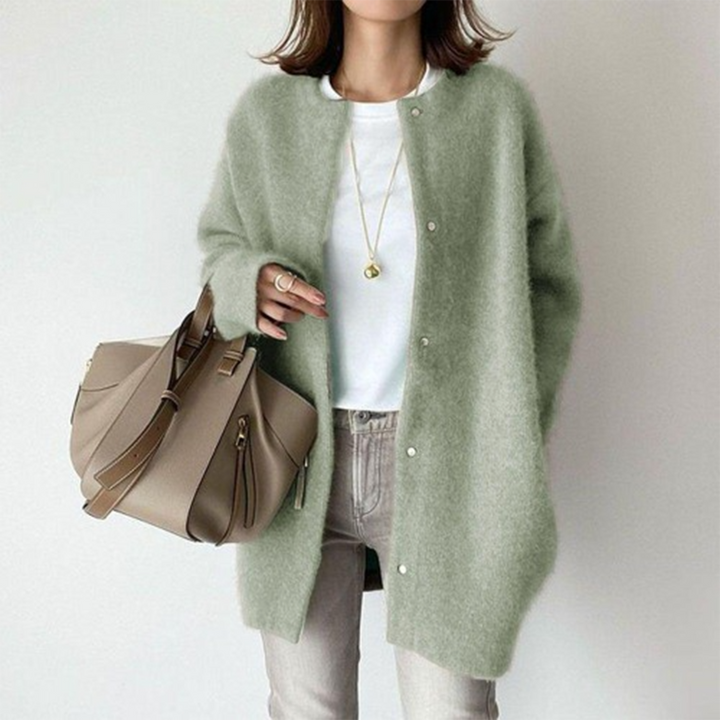 Coatigan - Oversized - Stickad - Cardiganjacka - Damkläder-Eva Jonsson