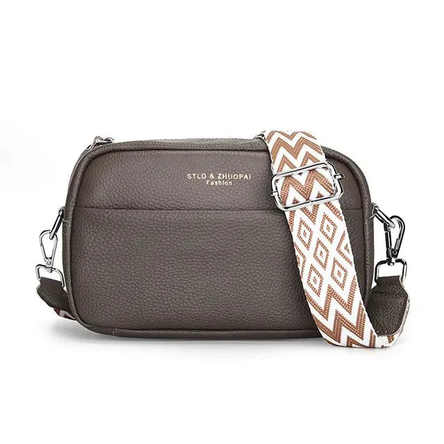 Crossbody Bag | Dragkedja | Liten | Tjock rem Cross Body Bag | Damväskor-Eva Jonsson